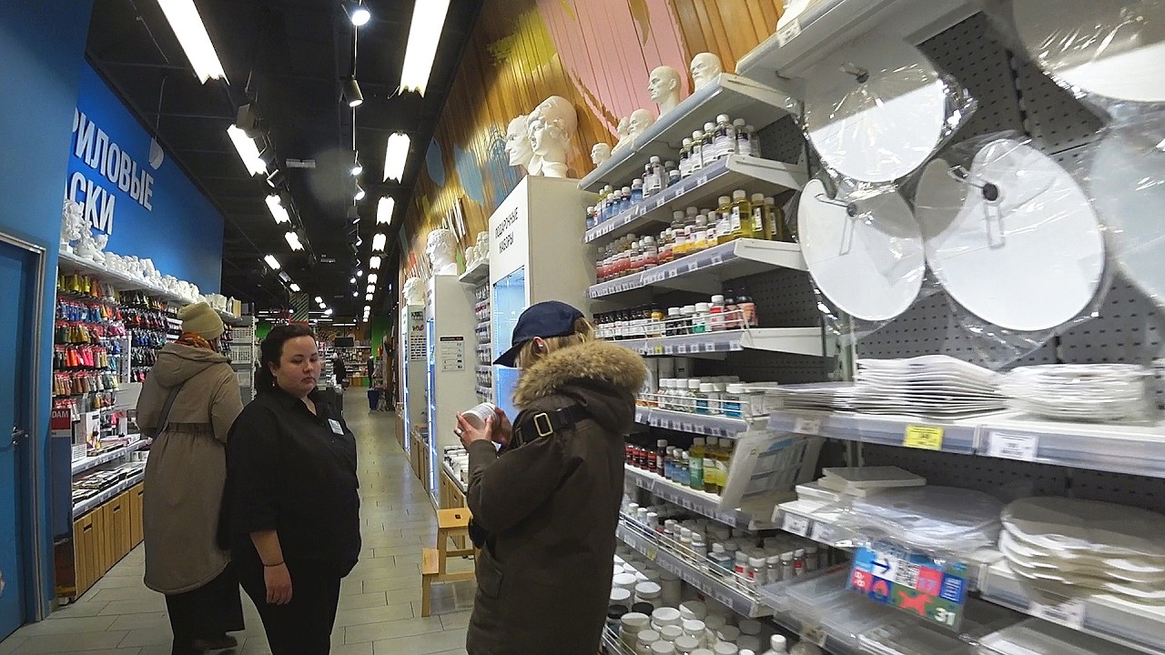 Видеоблог о покупках в моем любимом магазине! Краткий обзор моей личной художественной галереи.