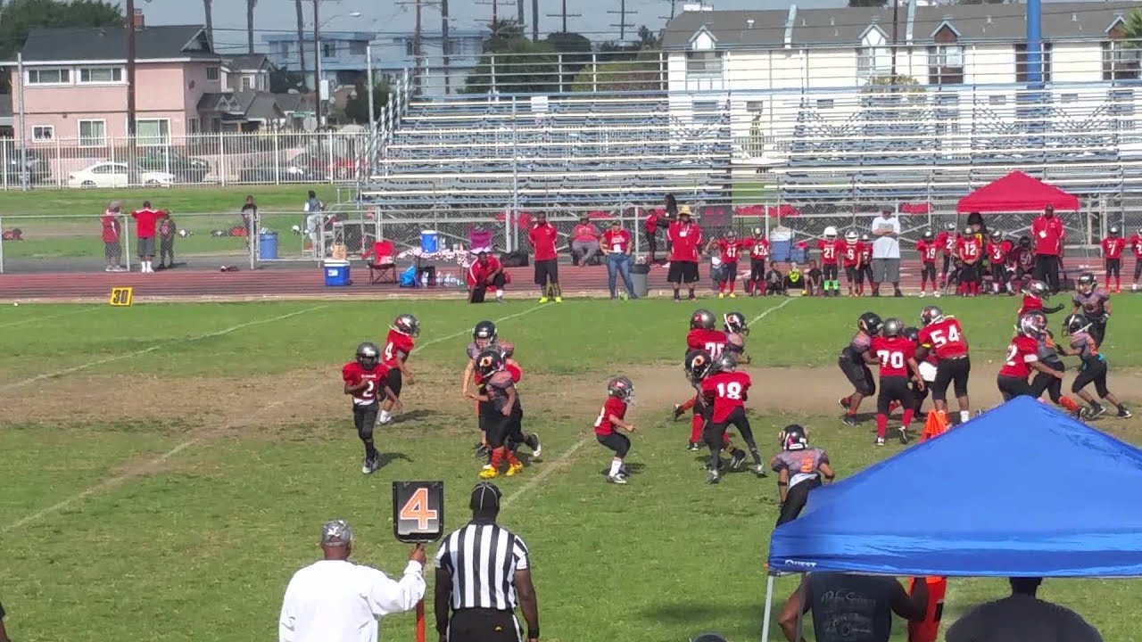 AAU Football 8u Playoffs 2014 Jaquari Sanders 8 YouTube