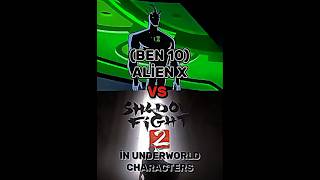 Alien X vs shadow fight 2 underworld characters #shadowfight2 #ben10 #edit #battle #cartoons #shorts screenshot 5