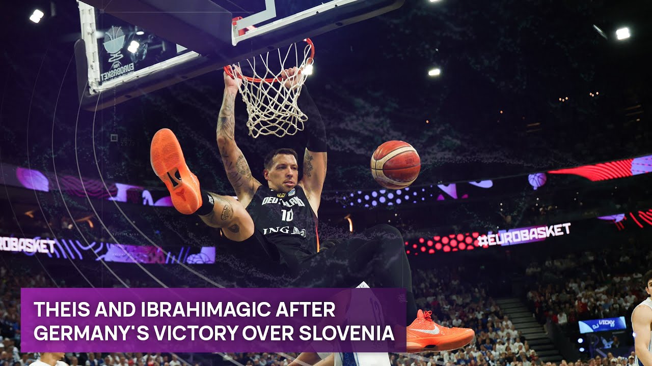 Daniel Theis and Alan Ibrahimagic after Germany's victory over Slovenia | Sporta Studija