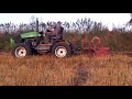 Traktor ciągnik sam 4x4 test z pługiem, orka ścierniska test polowy, plowing stubble