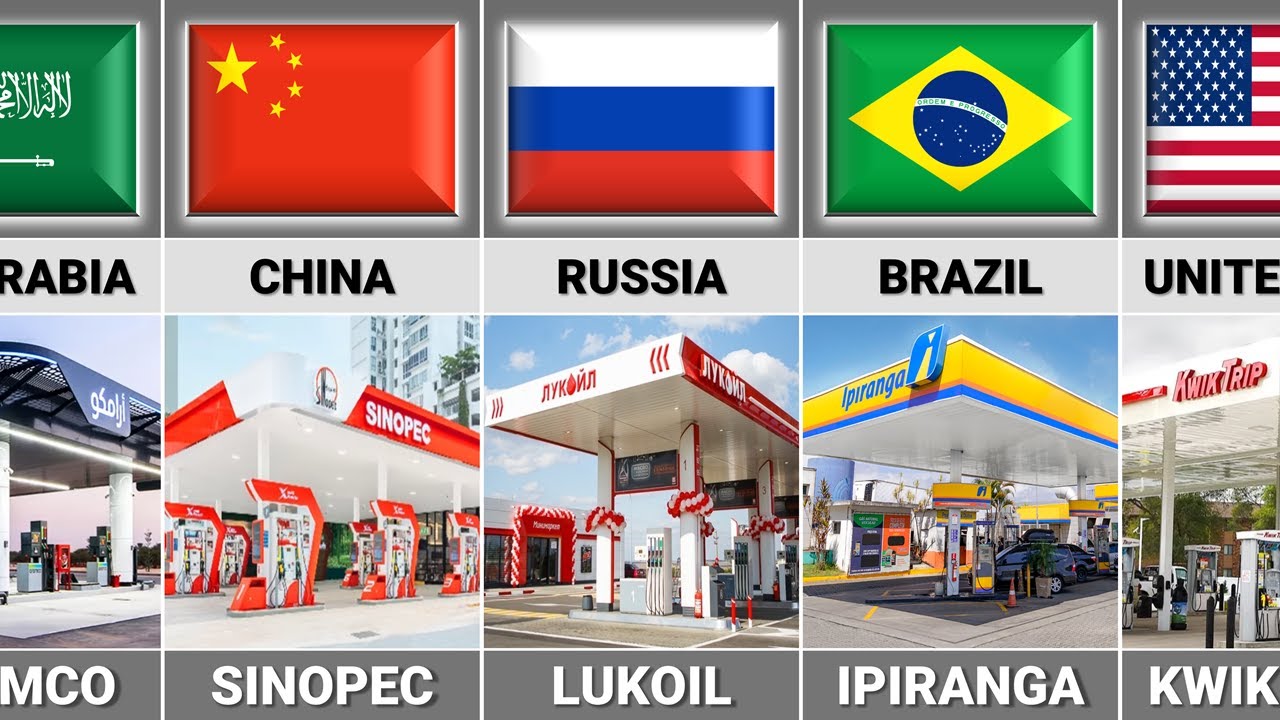 Список автозаправочных станций из разных стран