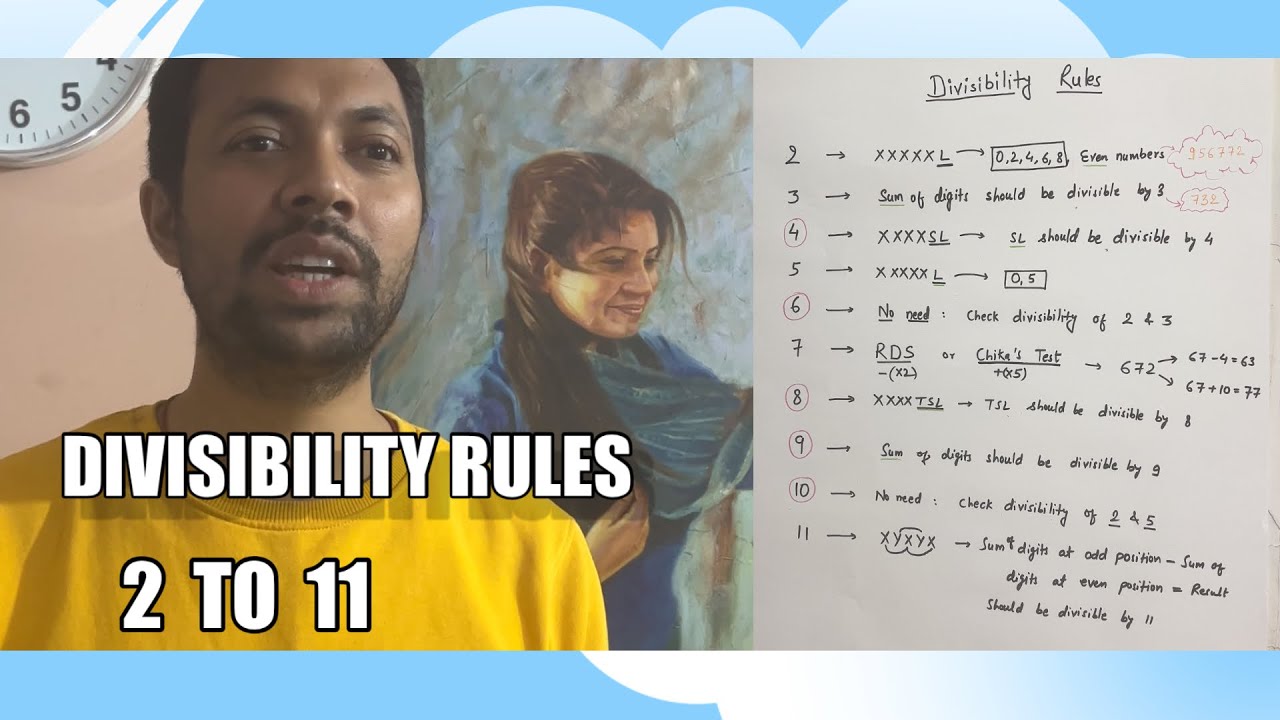 Master Divisibility Rules (2 to 11) in Minutes!