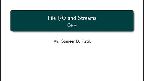 File Handling in c++ programming part III