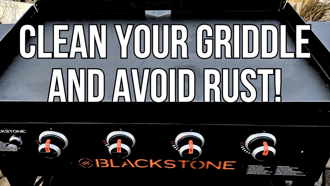 How I Clean a Blackstone Griddle After Cooking - YouTube