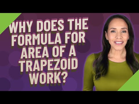 Why does the formula for area of a trapezoid work?