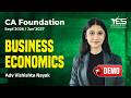 CA Foundation Business Economics Demo Lec 6 | For Sept 2026 Jan 2027 Attempt | Adv Vishishta Nayak