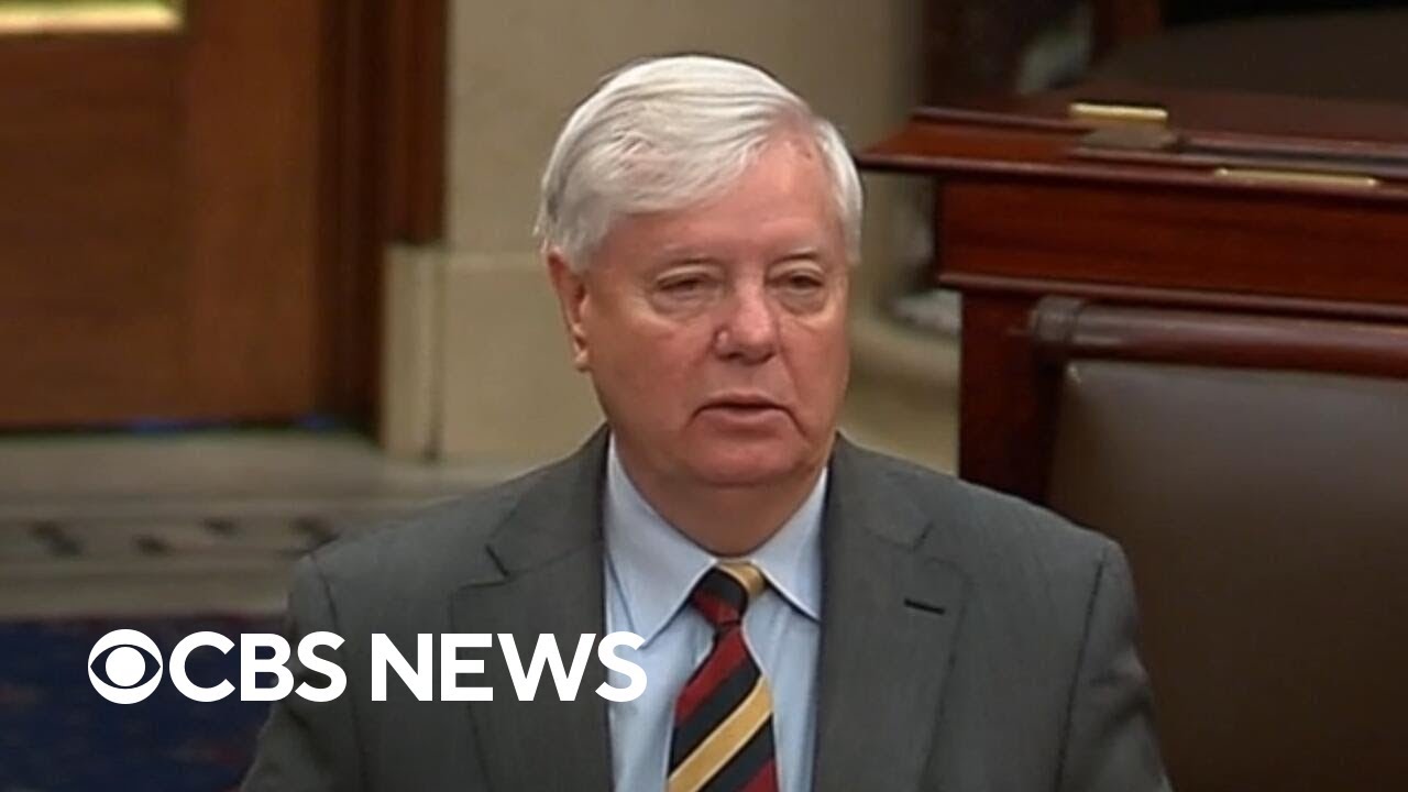 Watch: Sen. Lindsey Graham lays out his demands to lift hold on funding bill