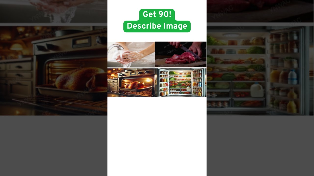 PTE Describe Image | Food Preparation Process   