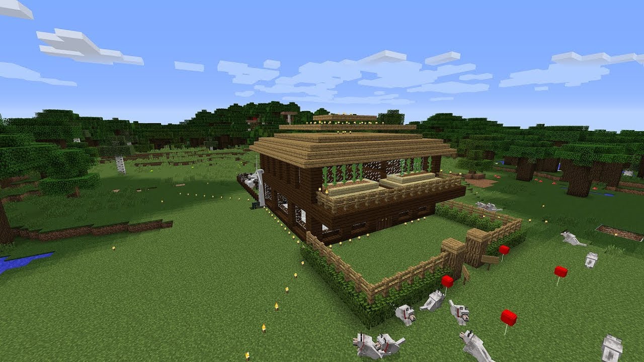 #04 | Minecraft Server REBORN | Машин дом и тортики