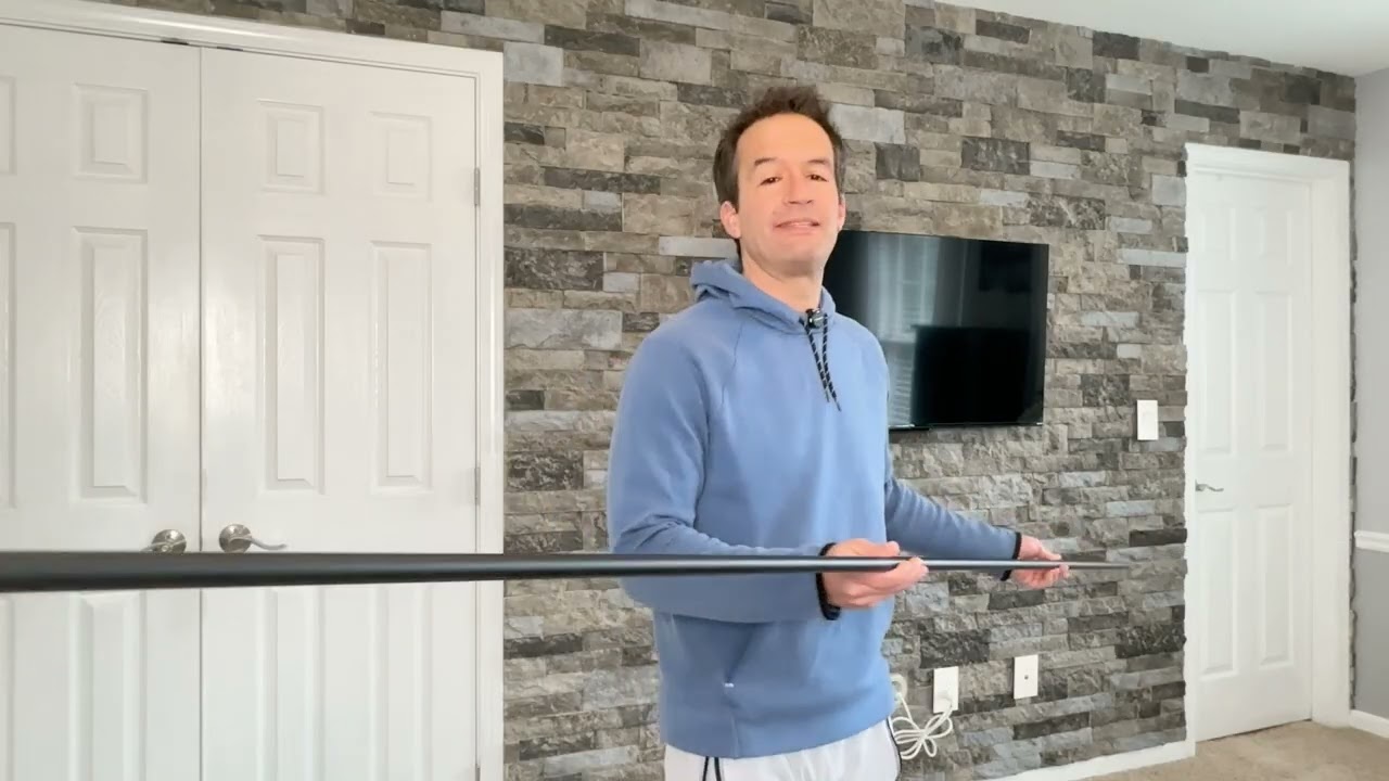 7 1/2’ Horizontal Round Bar Stair Railing 5/8" Diameter