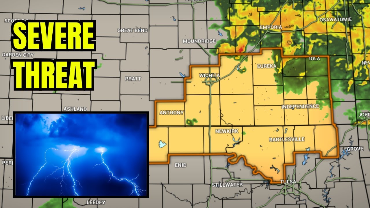 Severe storms possible across the Plains through tonight - YouTube