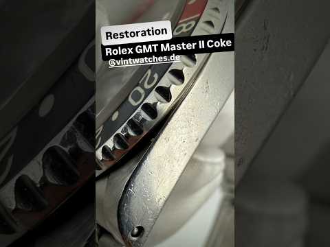 Rolex GMT-MASTER II Coke Restoration - Complete Overhaul #rolex #restoration #watches