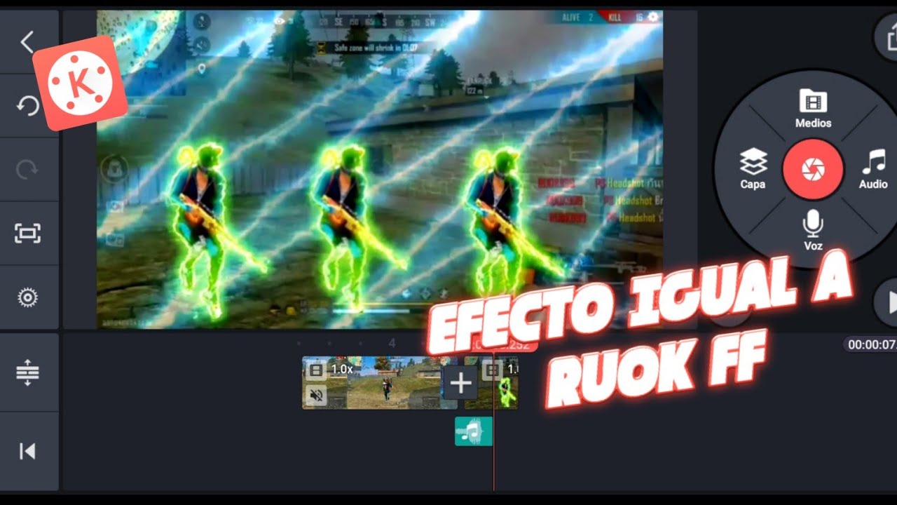 COMO EDITAR IGUAL QUE RUOK FF & COLONEL || EFECTO LINEAS ESTILO RUOK FF ||GoGamerYT