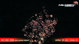 Батарея салютов EXCLUSIVE NIGHT (арт.MC150 25B) 25 залпов