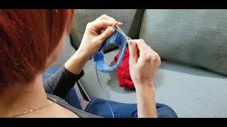 Entrelac in the Round- Foundation Triangles (Video 2)