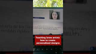 Portfolio: Funnel for a brow artist selling her videocourse