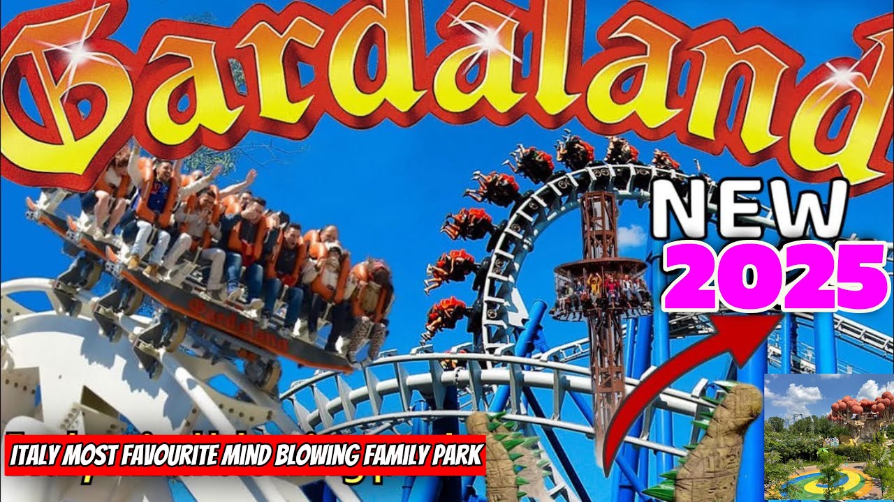 Gardaland Vlog Italy 4k 60fps - Gardaland 2025