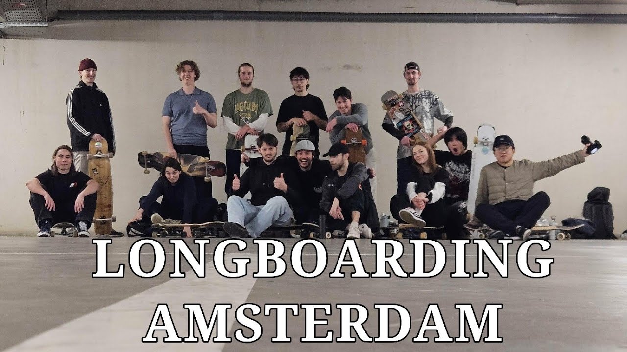 Massive Longboard dancing session in Amsterdam | vlog