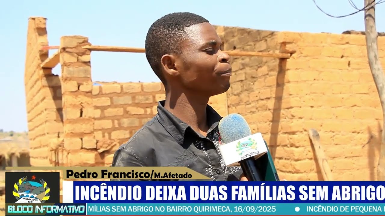 INCÊNDIO DEIXA DUAS FAMÍLIAS SEM ABRIGO - CMVAM 