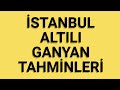 19 OCAK ADANA ALTILI GANYAN AT YARIŞ TAHMİNLERİ-TJK - YouTube