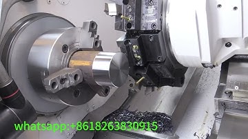 slant bed cnc lathe machine with live turret, live tools.Taian Yuzhuo Machinery,China factory