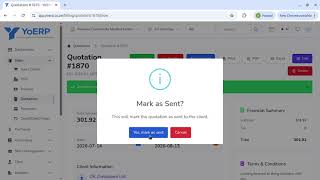 YoERP Training 17: A B2B Day Quotations, Invoices & Payments