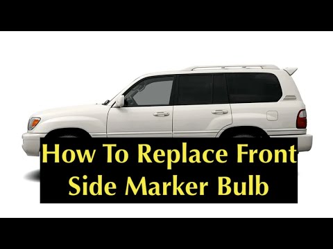 Lexus LX470 -Toyota Land Cruiser 100 Series - Easiest Way of Replacing Side Marker Bulb - LED Bulbs