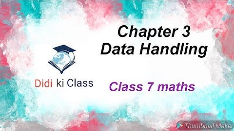 Chapter 3 data handling exercise 3.3