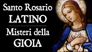 Santo Rosario in LATINO - Misteri GAUDIOSI (con Litanie Lauretane)