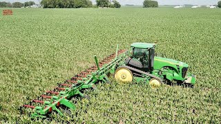 JOHN DEERE 8345RT Tractor & 24 Row Crop Cultivator