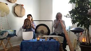 Impro Tambour Et Didgéridoo - Duo Vibratoire