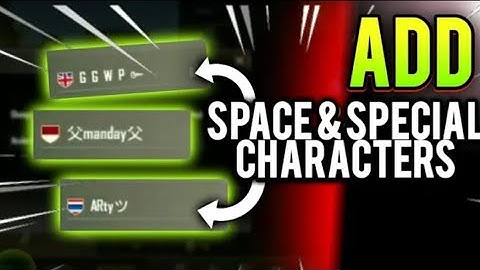 How to use stylish symbols in PUBG username | use special characters in PUBG  username (Hindi)
