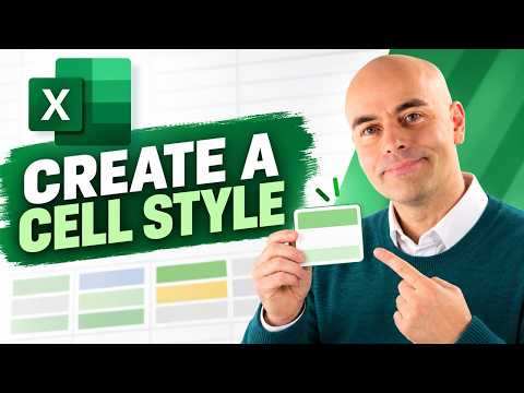 Microsoft Excel: How to Create a New Cell Style - YouTube