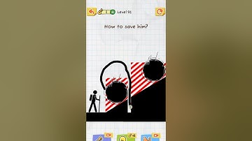 Draw 2 save || Level 91 - #shorts #draw2save #drawing #gameplay #androidgames #iosgames