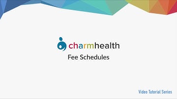 Configuring Fee Schedules