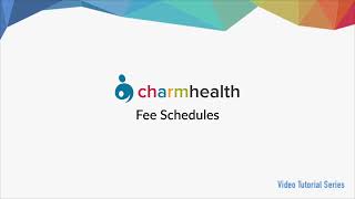 Configuring Fee Schedules