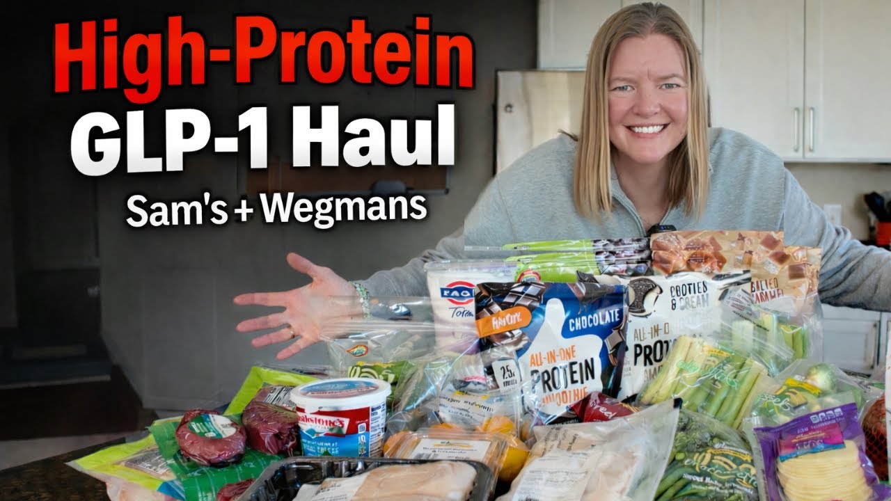 План питания с высоким содержанием белка и GLP-1 | Покупки в Sam’s Club и Wegmans