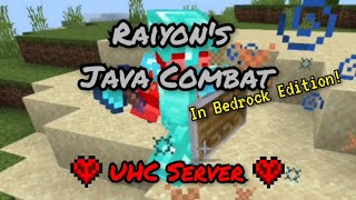 Raiyon's Java Combat in MCBE (UHC Server and How to Download Addon!)