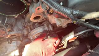 Jaguar xj8 2006 water pump and thermostat assembly replacement