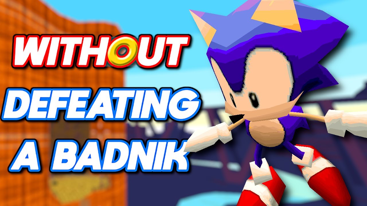 Can You Beat Sonic Robo Blast 2 WITHOUT Defeating a Badnik?!