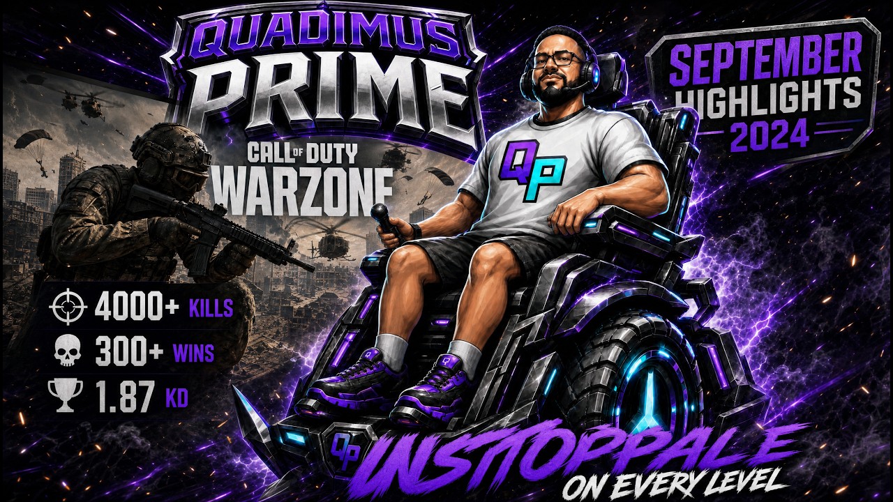THEY SAID I COULDN’T GAME LIKE THIS… ♿🔥 | SEPTEMBER WARZONE HIGHLIGHTS 🎮