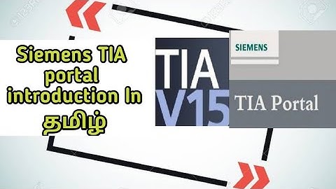 Siemens plc software introduction in tamil