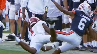 Jameson Williams Targeting HIT vs Auburn 🤯