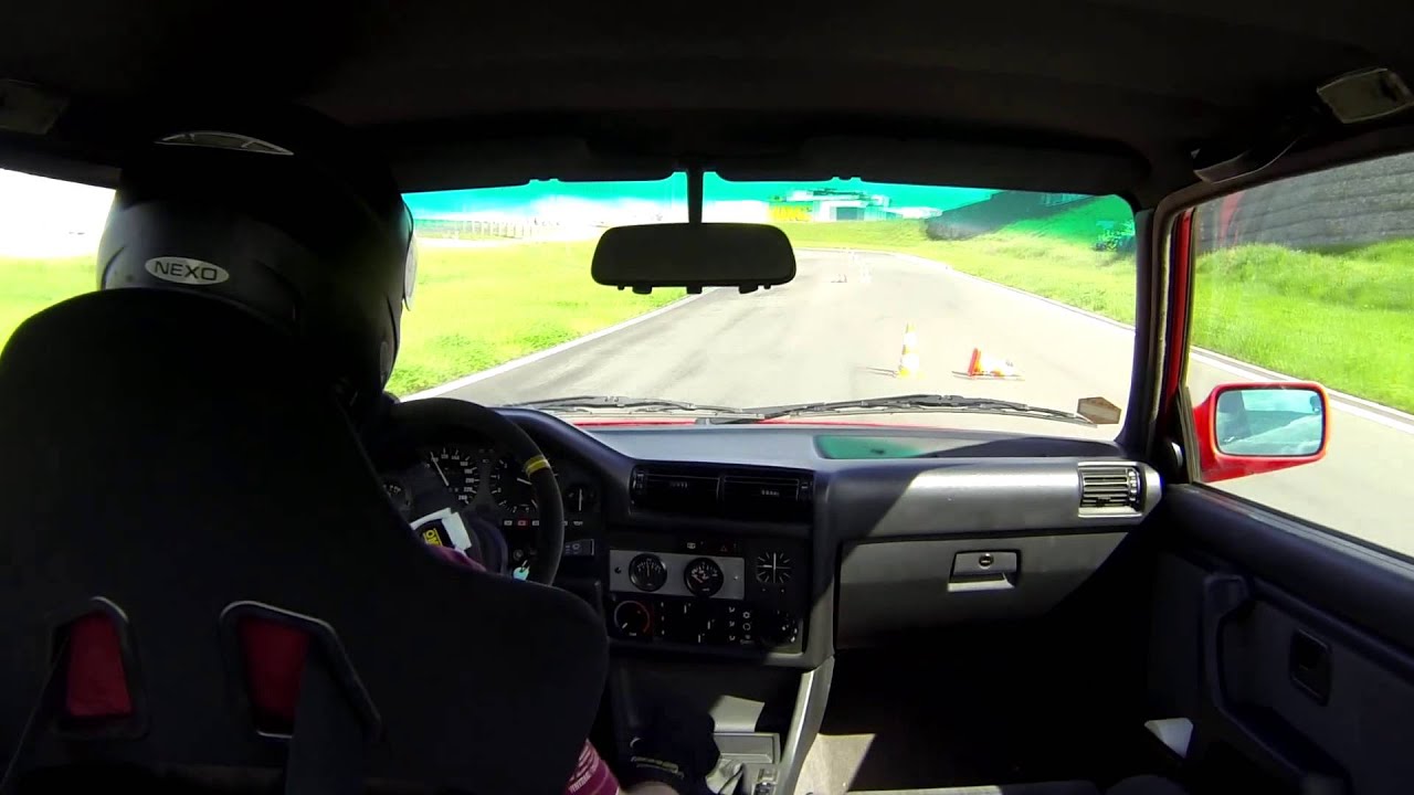 Slalom Ac Schweinfurt Zweiter Wertungslauf Marco Schafer Bmw 318is Youtube