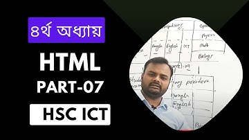 HSC ICT Chapter-4 | HTML Attribute | Part 7 অ্যাট্রিবিউট নিয়ে বিস্তারিত আলোচনা। ICT Home