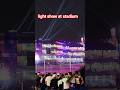 Live Light Show at Arun Jaitley Stadium 😍✨🏏 #shorts #trending #cricket #ipl #viral