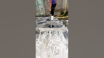 foam scraping #satisfying #rugcleaning #asmr