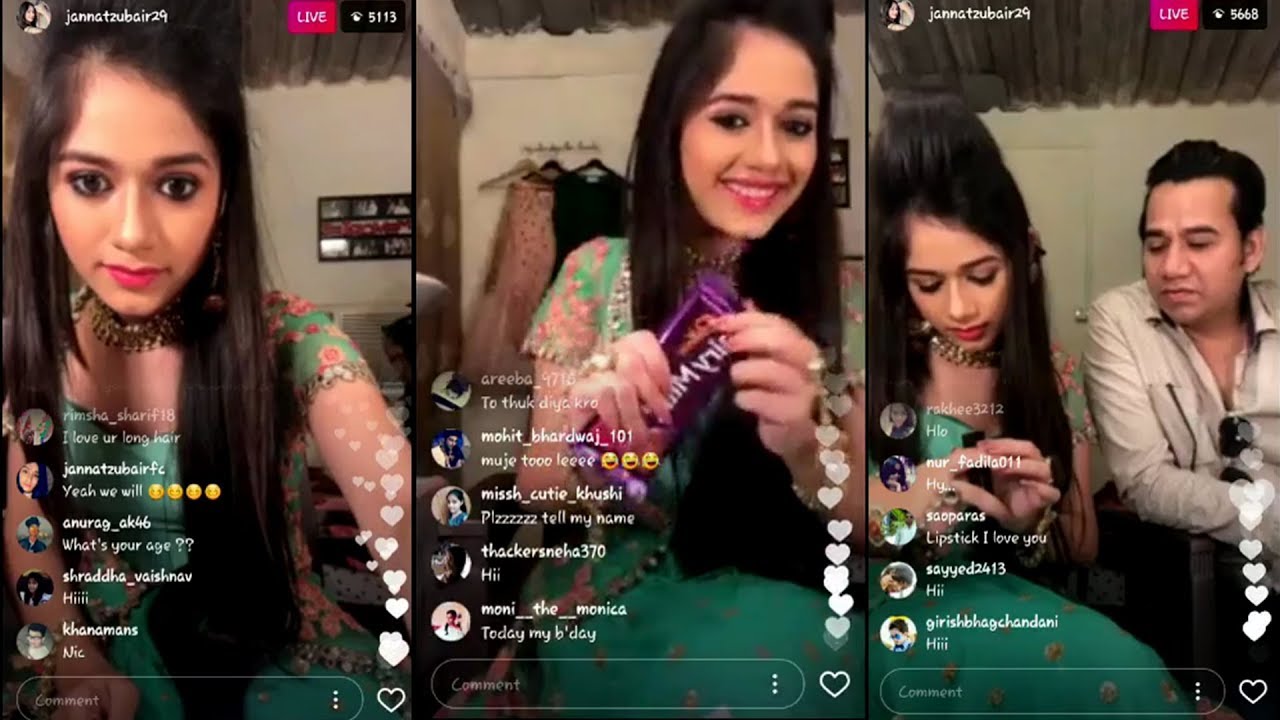 Jannat Zubair full Live Chat on Tu Aashiqui set New #2017