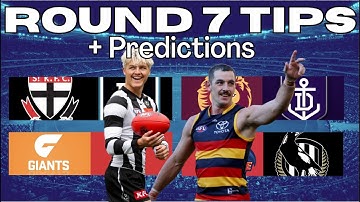 AFL Round 7 Tips + Predictions 2023